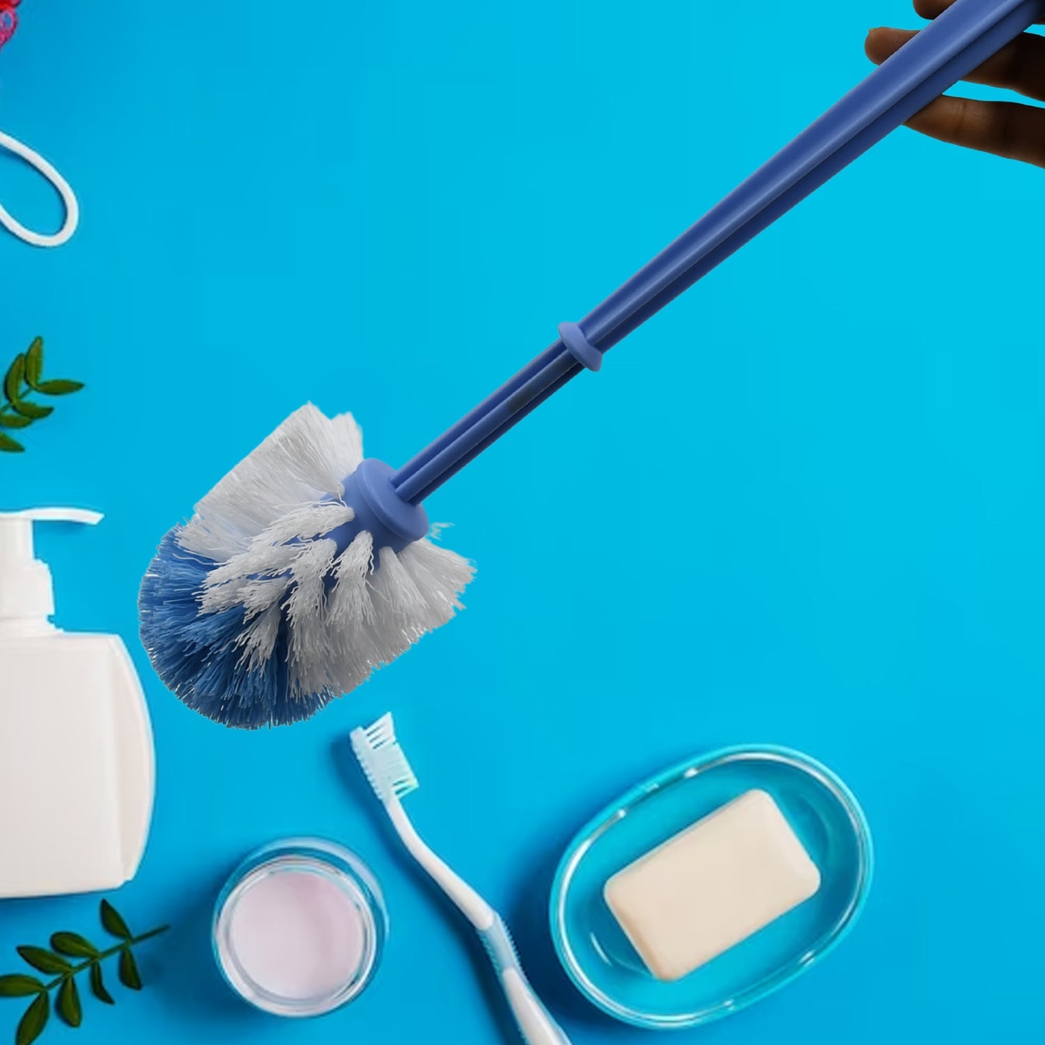 Plastic round toilet cleaner brush for bathroom Plastic round toilet cleaner brush for bathroom